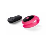 Virgite - Vibratore di Coppia Telecomandato (nero-rosa)