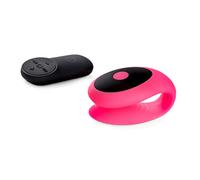 Virgite - Vibratore di Coppia Telecomandato (nero-rosa)