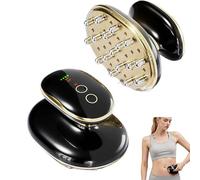 Massaggiatore drenaggio Linfatico & Anti Cellulite, EMS-Microcorrente Dispositivo Massaggio Corpo Ricaricabile con Calore, Luce Rossa, Vibrazione per Gambe, Braccia, Addominali