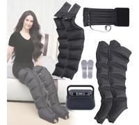 Massaggiatore elettrico a 6 cavità, con compressione ad aria, stivali a compressione, strumento per rilassare tutto il corpo, braccia, gambe, per massaggi completi del corpo, pressoterapia, drenaggio