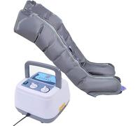 Massaggiatore Elettrico a Compressione ad Aria per Gambe, 6 Camere d'Aria Pressoterapia Linfodrenaggio con Funzione di Cronometraggio Aiuta Ad Alleviare Il Dolore