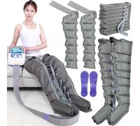 Massaggiatore elettrico a compressione ad aria per polpacci, braccia, vita e caviglie, drenaggio linfatico e migliora la circolazione, sollievo dal dolore e terapia di rilassamento