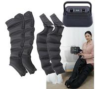 Massaggiatore elettrico a compressione d'aria, drenaggio linfatico per gambe a 6 cavità, rilassa i muscoli, trattamento delle vene varicose, per braccia, gambe, vita, piedi e caviglie.