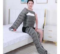 Massaggiatore Elettrico A Compressione D'aria For Gambe A 8 Cavità,Massaggiatore For Drenaggio Linfatico For Tutto Il Corpo Con Pressoterapia,Massaggiatori For Gambe Con Stivali(1 Arms+1 Legs+Waist)