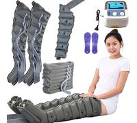 Massaggiatore elettrico a compressione d'aria per gambe a 8 cavità, sistema di recupero, stivali a compressione per dolore e circolazione, macchina per massaggio rilassante a piedi, polpacci