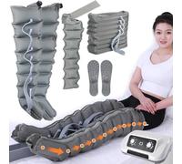 Massaggiatore elettrico a compressione d'aria per gambe a 8 cavità, sistema di recupero, stivali a compressione, massaggiatori per gambe per dolore e circolazione, macchina per massaggio ril