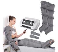 Massaggiatore elettrico a compressione d'aria per gambe, massaggiatori per drenaggio linfatico, sistema di recupero delle cavità 4/6 per migliorare la circolazione e rilassare i muscoli, 8 i
