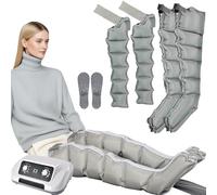 Massaggiatore elettrico a compressione d'aria per gambe, pressoterapia e drenaggio linfatico, stivali a compressione XXL, macchina per massaggio rilassante a piedi, polpacci e cosce, per dol