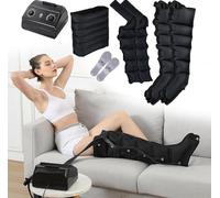 Massaggiatore Elettrico a Compressione D'Aria per Gambe, pressoterapia linfodrenaggio, Pressoterapia Gambe, Pressoterapia Linfodrenante Per Casa, Per Addome, Circolazione E Gonfiore