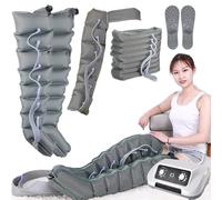Massaggiatore elettrico a compressione d'aria per gambe, sistema di recupero a 8 cavità, stivali a compressione, massaggiatori per gambe per dolore e circolazione, macchina per massaggio ril
