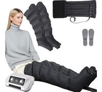 Massaggiatore elettrico a compressione d'aria per gambe | Stivali a compressione Recovery System XXL, macchina per massaggio rilassante a piedi, polpacci e cosce, massaggiatori per gambe per