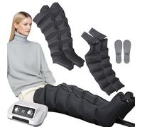 Massaggiatore elettrico a compressione d'aria per gambe | Stivali a compressione Recovery System XXL, macchina per massaggio rilassante a piedi, polpacci e cosce, massaggiatori per gambe per