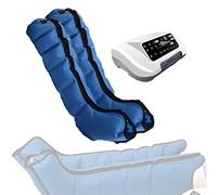 Massaggiatore Elettrico A Compressione D'Aria Per Le Gambe - 6 Camere D'aria Pressoterapia Linfodrenaggio, Allevia I Dolori Alle Gambe Con Migliora La Circolazione,Con Telecomando