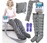 Massaggiatore elettrico a compressione d'aria, strumento per rilassamento completo del corpo per vita, braccia e gambe, con pressoterapia per drenaggio linfatico