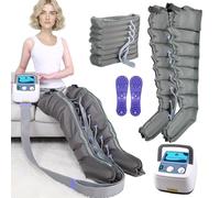 Massaggiatore elettrico a compressione d'aria, strumento per rilassamento completo del corpo per vita, braccia e gambe, con pressoterapia per drenaggio linfatico