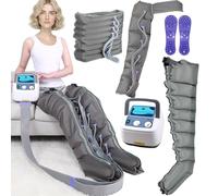 Massaggiatore elettrico a compressione d'aria, strumento per rilassamento completo del corpo per vita, braccia e gambe, con pressoterapia per drenaggio linfatico