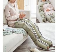 Massaggiatore elettrico a compressione d'aria Widppsopt per gambe, braccia, vita, pressoterapia e massaggio linfodrenante con 3 modalità di massaggio per casa, ufficio e viaggio
