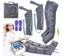 Massaggiatore elettrico a compressione per gambe per drenaggio linfatico e circolazione, stivali per pressoterapia per alleviare il dolore e rilassare gambe, braccia, vita e piedi