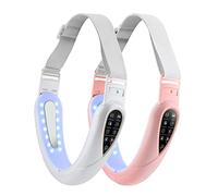 Massaggiatore elettrico a forma di V-Face a 5 modalità, massaggiatore viso elettrico EMS, indicatore LED, strumento di bellezza facciale