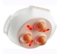 Massaggiatore elettrico anticellulite addominale, massaggiatore addominale Bianstone con 3 massaggi e impacco caldo regolabile a luce rossa, impastamento avanti e indietro, per indigestione, costipazi