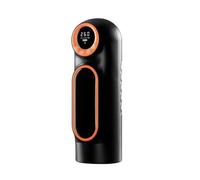 Massaggiatore elettrico da uomo con pannello di controllo LED, B2953 | Corrente continua, elettrico, silicone, una unita(Black)