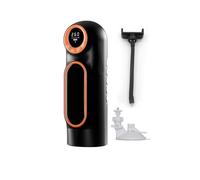 Massaggiatore elettrico da uomo con pannello di controllo LED, B2953 | Corrente continua, elettrico, silicone, una unita(With Bracket)