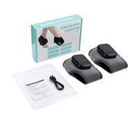 Massaggiatore elettrico per caviglia con 3 marce, supporto per piede riscaldato, per vibrazioni articolari, distorsione, sollievo dal dolore, cinghia di riscaldamento