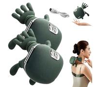 Massaggiatore Elettrico per Collo E Spalle, Handiva Massage Hand Massager Con Dita, Slaasoo N7 Master Hand Massager Elettrico per Spalle E Collo, Cervicale, Addome Inferiore(2pcs)