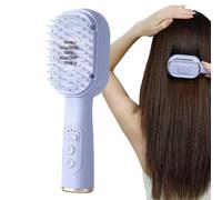 Massaggiatore elettrico per cuoio capelluto, con luce rossa, ricaricabile, massaggiatore per la crescita dei capelli, per donne e donne, per la prevenzione del diradamento, spazzola districante per