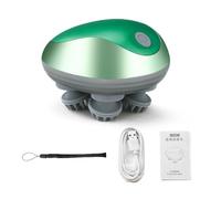 Massaggiatore elettrico per cuoio capelluto, massaggiatore vibrante per capelli - Massaggiatore portatile ricaricabile per la testa, grattacapo portatile portatile, relax multifunzionale per il cuoio