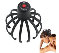 Massaggiatore Elettrico Per Cuoio Capelluto Octopus - Raschietto Rilassante Per La Testa Massaggiatore Portatile Per Alleviare Lo Stress | Massaggiatore In Pelle Capelluto Mano, Ricaricabile USB