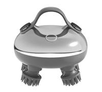 Massaggiatore elettrico per cuoio capelluto, ricaricabile, massaggiatore per la testa, stress del cuoio capelluto, rilassamento, impermeabile, tenuto a mano, raschiatore per cuoio capelluto B,