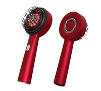 Massaggiatore elettrico per cuoio capelluto, terapia a luce rossa, portatile, senza fili, spazzola massaggiante per il trattamento dei capelli, la crescita dei capelli con USB ricaricabile