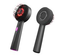 Massaggiatore elettrico per cuoio capelluto, terapia a luce rossa, portatile, senza fili, spazzola massaggiante per il trattamento dei capelli, la crescita dei capelli con USB ricaricabile