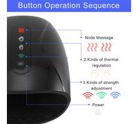 Massaggiatore Elettrico per Donne con Compressione e Riscaldamento Alleviare il Dolore da Artrite, Tunnel Carpale Intorpidimento Delle