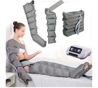 Massaggiatore elettrico per drenaggio linfatico, fasce per gambe e braccia per la circolazione, terapia compressiva per piedi, polpacci, caviglie, 1 gamba e 1 braccio inclusi