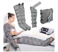 Massaggiatore elettrico per drenaggio linfatico, fasce per gambe e braccia per la circolazione, terapia compressiva per piedi, polpacci, caviglie, 1 gamba e 1 braccio inclusi