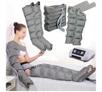 Massaggiatore elettrico per drenaggio linfatico, fasce per gambe e braccia per la circolazione, terapia compressiva per piedi, polpacci, caviglie, 1 gamba e 1 braccio inclusi