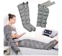Massaggiatore elettrico per drenaggio linfatico, fasce per gambe e braccia per la circolazione, terapia compressiva per piedi, polpacci, caviglie, 1 gamba e 1 braccio inclusi
