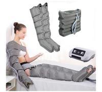 Massaggiatore elettrico per drenaggio linfatico, fasce per gambe e braccia per la circolazione, terapia compressiva per piedi, polpacci, caviglie, 1 gamba e 1 braccio inclusi
