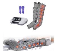 Massaggiatore elettrico per gambe a compressione d'aria Widppsopt, stivali per pressoterapia con dispositivo a onde, stivali per massaggio completo del corpo per gambe/braccia/vita, circolaz