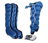 Massaggiatore elettrico per gambe a compressione d'aria Widppsopt, stivali per pressoterapia con dispositivo a onde, stivali per massaggio completo del corpo per gambe/braccia/vita, circolaz