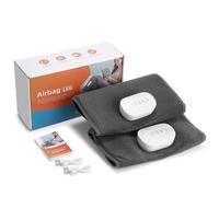 Massaggiatore elettrico per gambe con 4 modalità, 8 livelli di intensità, 4 livelli di calore e batteria da 2000 mAh, per favorire la circolazione sanguigna, alleviare il dolore (2 pezzi)