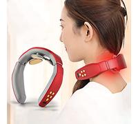 Massaggiatore elettrico per il riscaldamento del collo - Massaggiatore cordless portatile a 4 modalità a 15 livelli - Massaggiatore cervicale con ricarica USB con 2 regali di massaggio