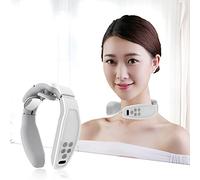 Massaggiatore elettrico per il riscaldamento del collo - Massaggiatore cordless portatile a 4 modalità a 15 livelli - Massaggiatore cervicale con ricarica USB con 2 regali di massaggio