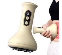 Massaggiatore elettrico per la rimozione del grasso della cellulite, 9 impostazioni di intensità, portatile, con tecnologia intelligente per modellare glutei e corpo