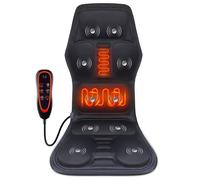 Massaggiatore elettrico per la schiena Poltrona per massaggio a infrarossi per tutto il corpo Cuscino per riscaldamento Vibratore per auto Home Office Materasso per collo lombare Tappetino per sedia