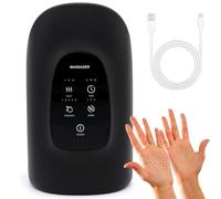 Massaggiatore elettrico per le mani con calore e compressione, 3 impostazioni di calore, 3 modalità di massaggio, 5 livelli di intensità, timer intelligente per alleviare il dolore da artrite e