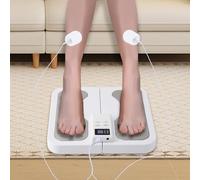 Massaggiatore elettrico per piedi, massaggiatore per piedi, stimolatore della circolazione sanguigna per gambe, polpacci e piedi, stimolazione muscolare elettrica, per alleviare la circolazione