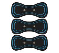 Massaggiatore elettrico portatile per collo, amplificatore di massaggio automatico 3 pezzi, massaggiatore per gambe a onde elettromagnetiche, mini massaggiatore cervicale, cuscinetto per massaggio c